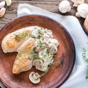Creamy Garlic Mushroom Chicken