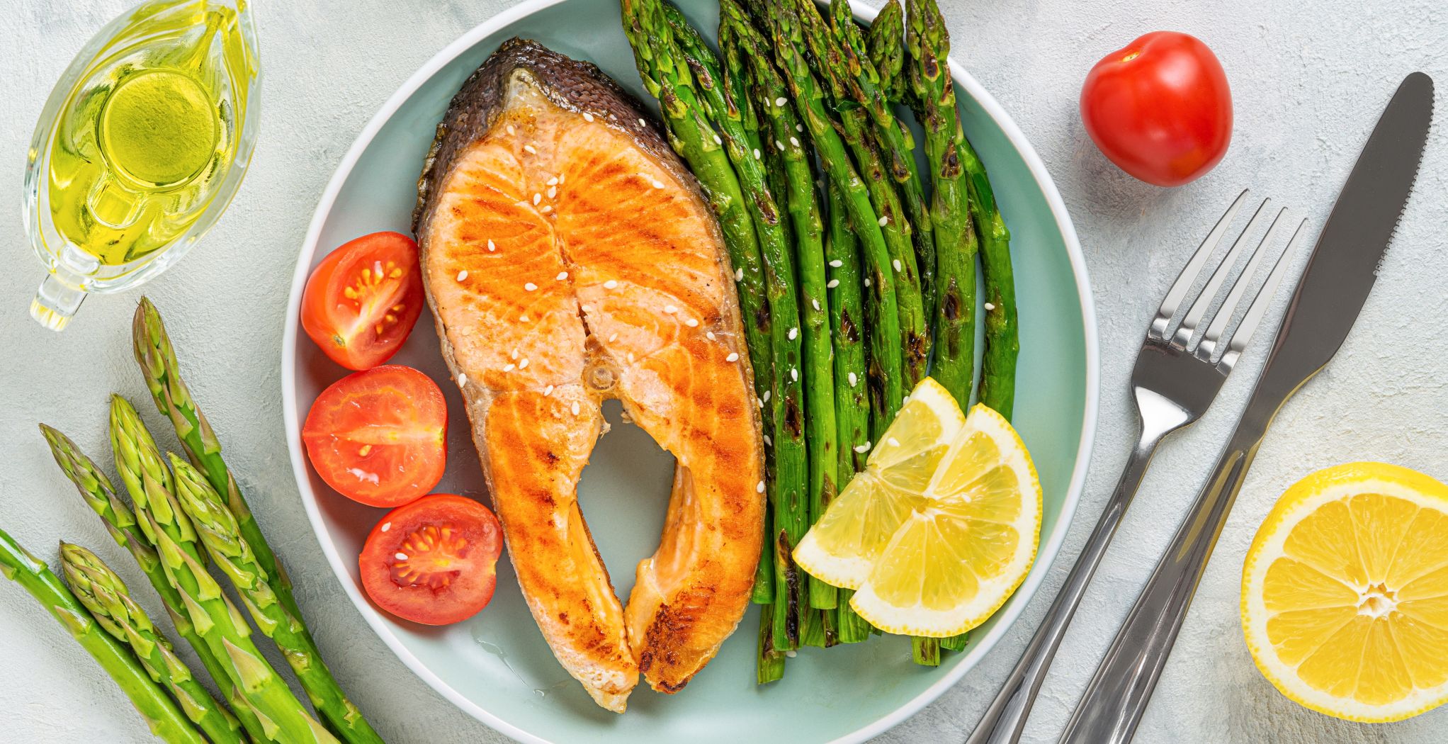 Grilled Salmon with Asparagus Recipe Guide World