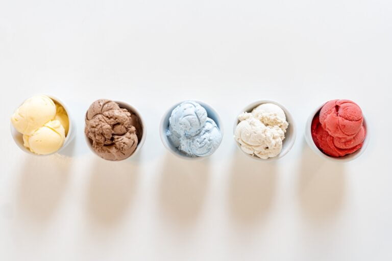 Lactose-free ice cream