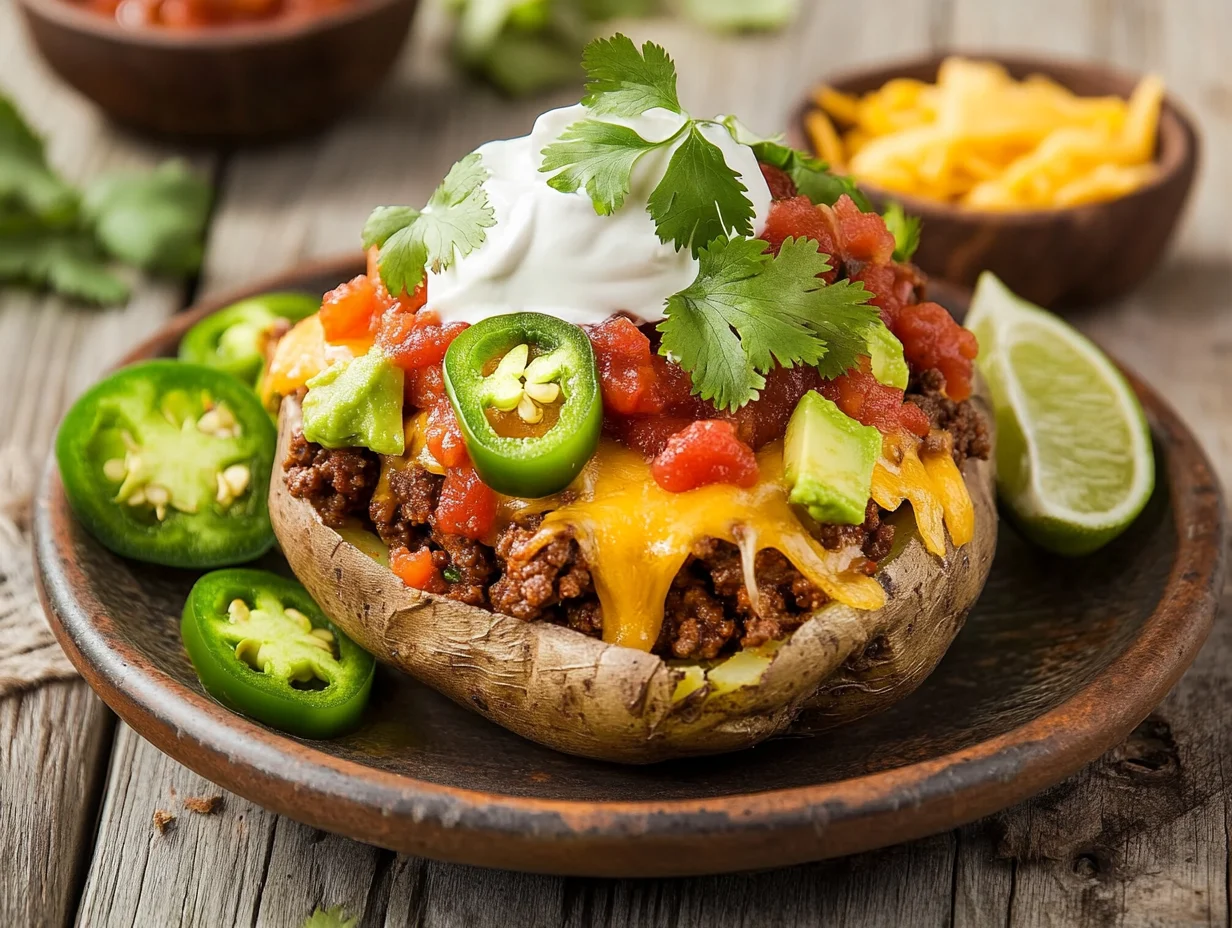 Mexican Style Baked Potato