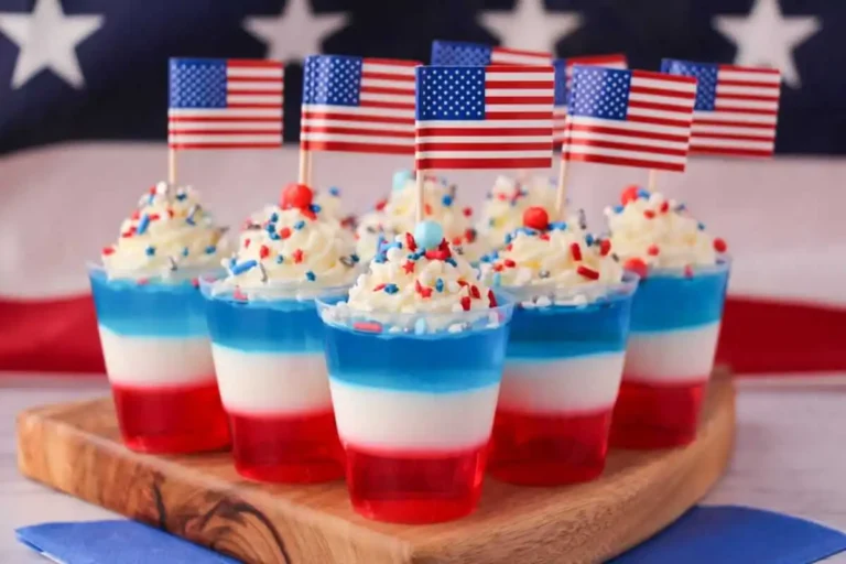 Patriotic Jello Cups