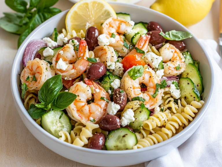 Herbed Shrimp Pasta Salad – Simple But Delicious