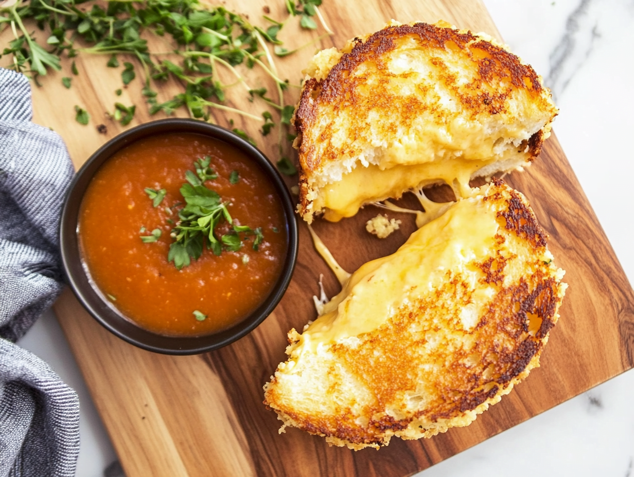 Cauliflower Grilled Cheese Sandwich Recipe