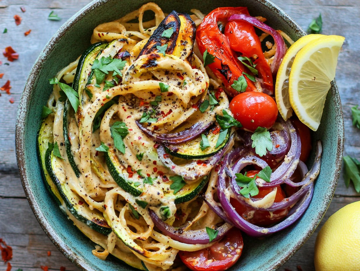 Creamy Tahini Pasta Recipe