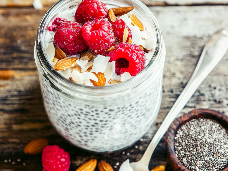 Keto Chia Pudding with Coconut Milk