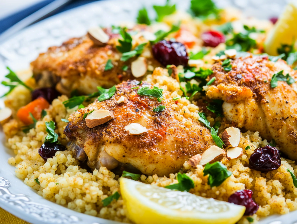 Moroccan Chicken with Couscous Recipe