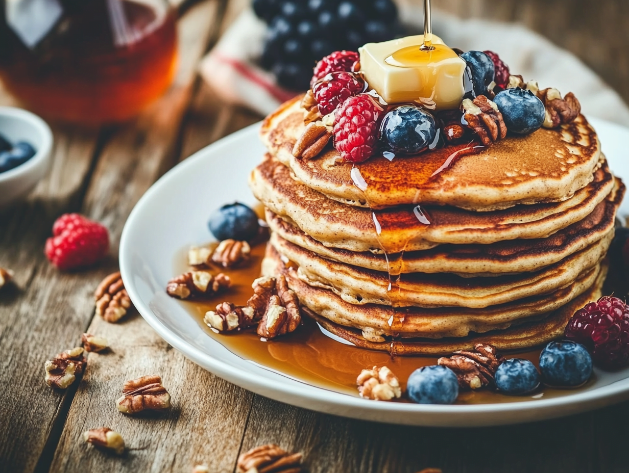 Nutty Pancakes Recipe