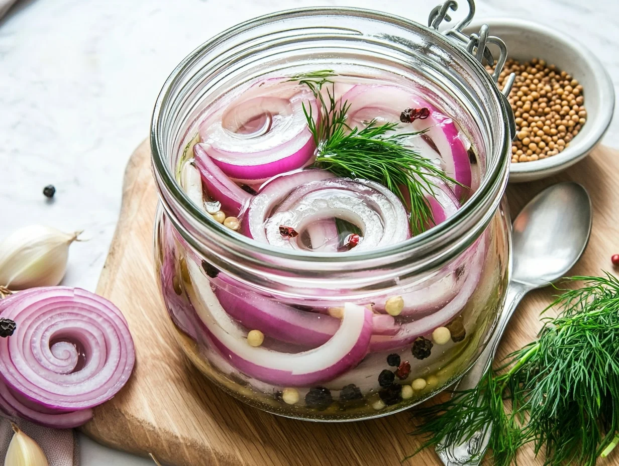 Pickled Onion Rings Recipe