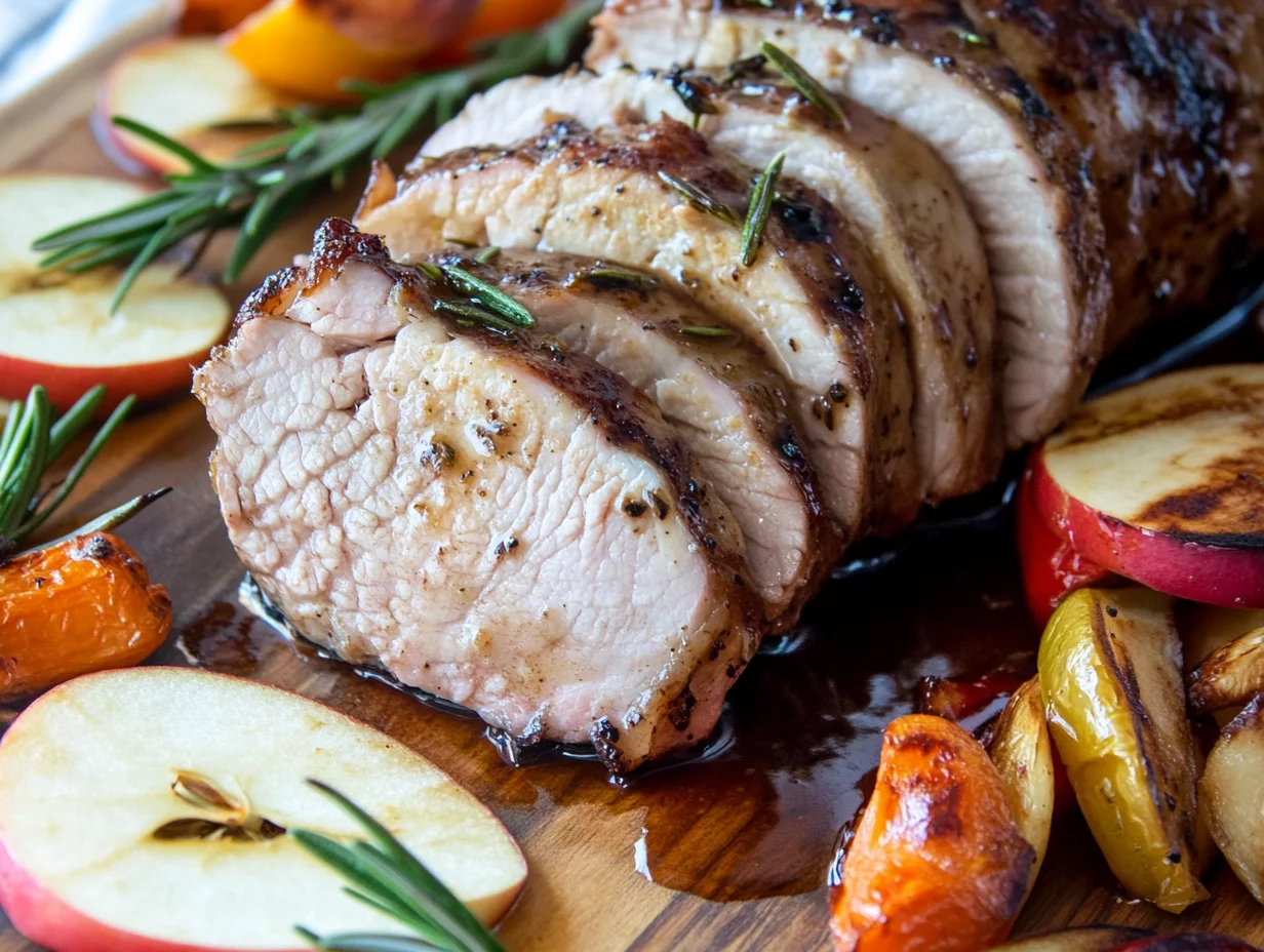 Pork Tenderloin with Apple Cider Glaze