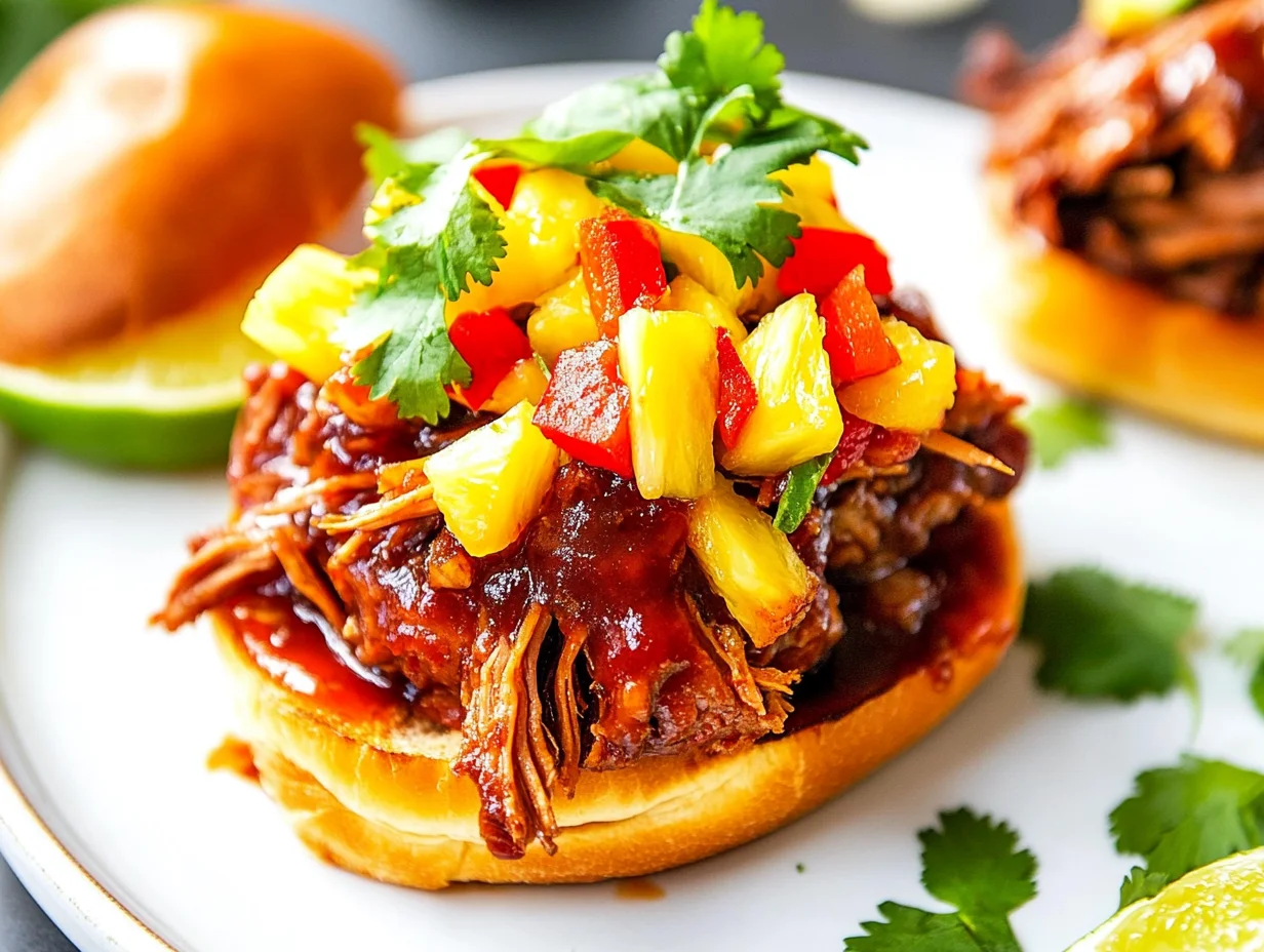 Pulled Pork with Pineapple Slaw Recipe
