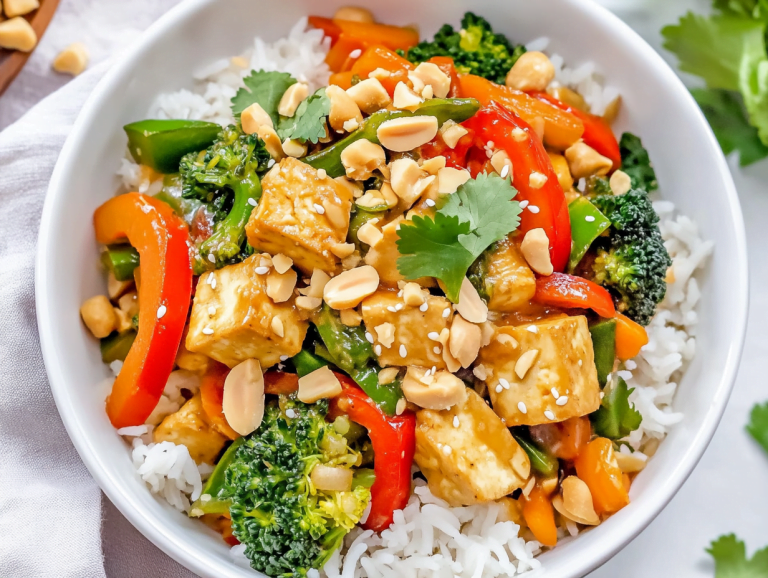 Spicy Thai Peanut Tofu Stir-Fry – Bold & Vegan Friendly