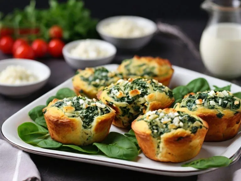 Spinach and Feta Muffin Omelets – Healthy And Protein-Packed