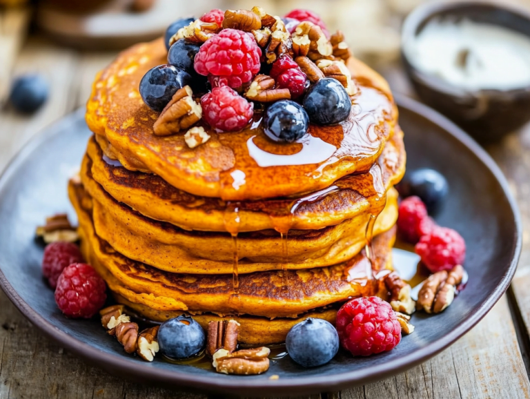 Vegan Sweet Potato Pancakes