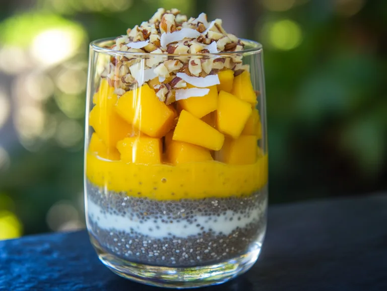 Chia Seed Pudding with Mango Puree – Creamy And Refreshing