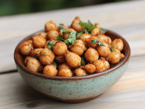 Crispy Roasted Chickpeas – A Crunchy And Healthy Snack - Recipe Guide World