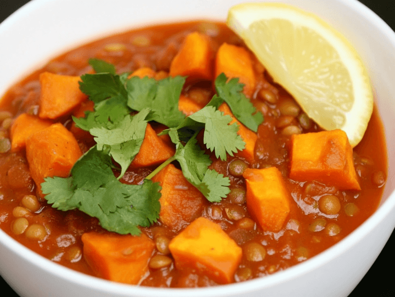 Lentil and Sweet Potato Stew – Hearty And Comforting