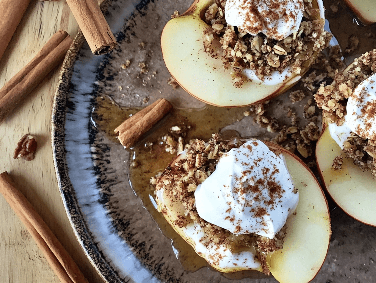 Cinnamon and Honey Baked Apples