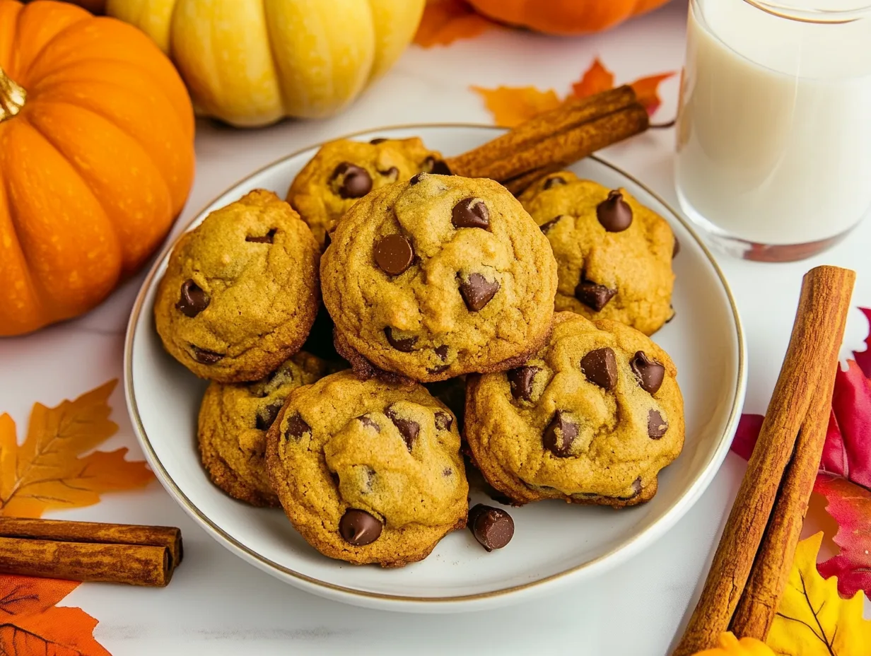 Pumpkin Chocolate Chip Cookies