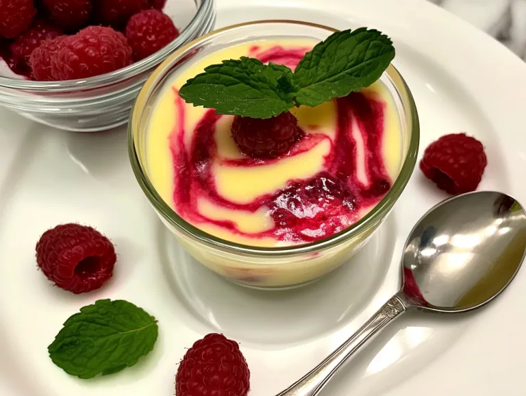 Raspberry Swirl Custard Base