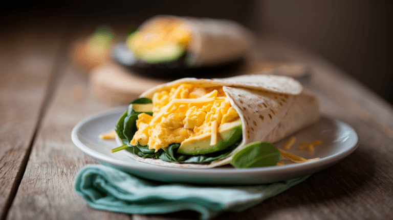Egg and Avocado Breakfast Wrap – A Protein-Packed Morning Boost