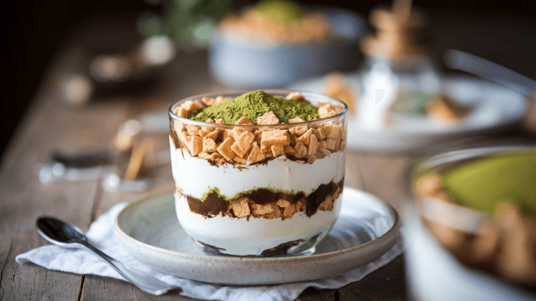 Choco-Matcha Layered Parfait – A Vibrant Fusion of Flavors