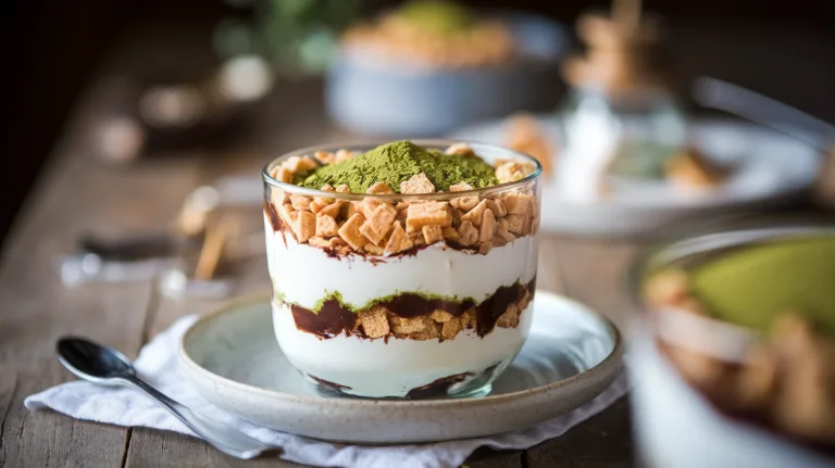 Choco-Matcha Layered Parfait – A Vibrant Fusion of Flavors