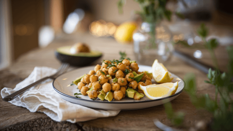 Crispy Chickpea and Avocado Bites – A Protein-Packed Snack with a Creamy Twist