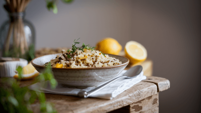 Crispy Lemon Herb Quinoa Bowl – A Nutritious and Flavorful Dinner