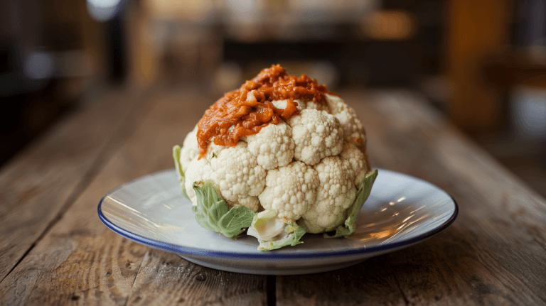 Spicy Harissa Roasted Cauliflower – A Flavor-Packed Vegan Delight