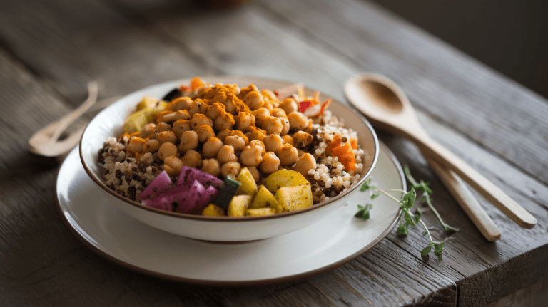 Turmeric Spiced Chickpea Buddha Bowl