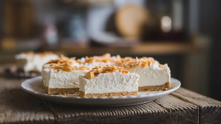 Coconut Cream Pie Bars – A Tropical Twist on a Classic Dessert