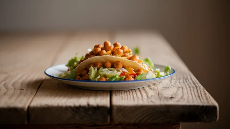 Crispy Chickpea Taco Salad