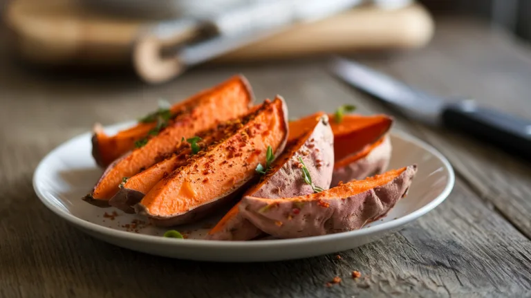 Crispy Spiced Sweet Potato Wedges