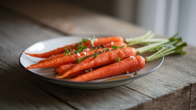 Sweet and Spicy Maple Chipotle Glazed Carrots