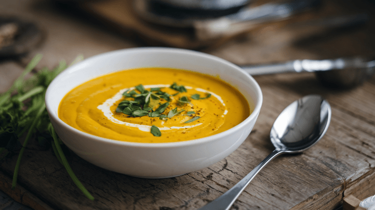 Zesty Turmeric and Ginger Detox Soup – A Nourishing Bowl for Wellness