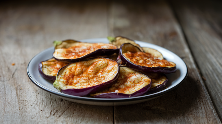 Crispy Spiced Eggplant Chips