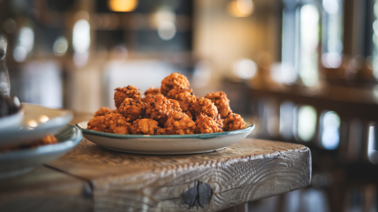 Crispy Spicy Chickpea Bites