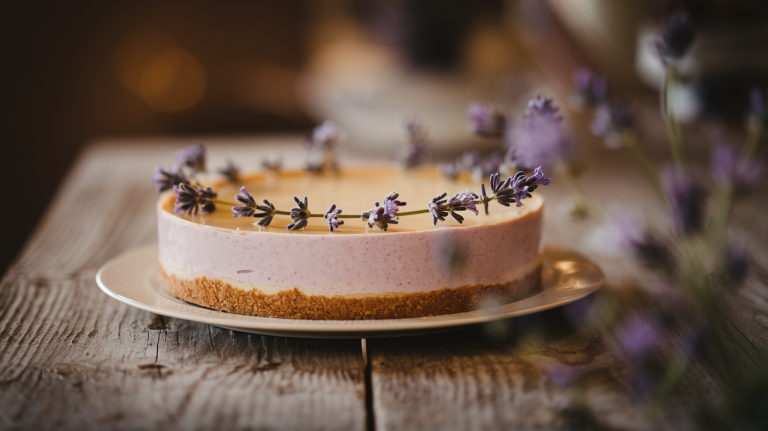 Lavender Honey Cheesecake – A Floral Twist on a Classic Dessert