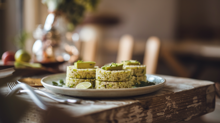 Zesty Avocado Lime Rice Cakes – A Refreshing Snack with a Crunch