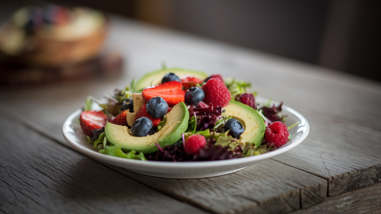 Avocado and Berry Superfood Salad – A Colorful Bowl of Nutrients