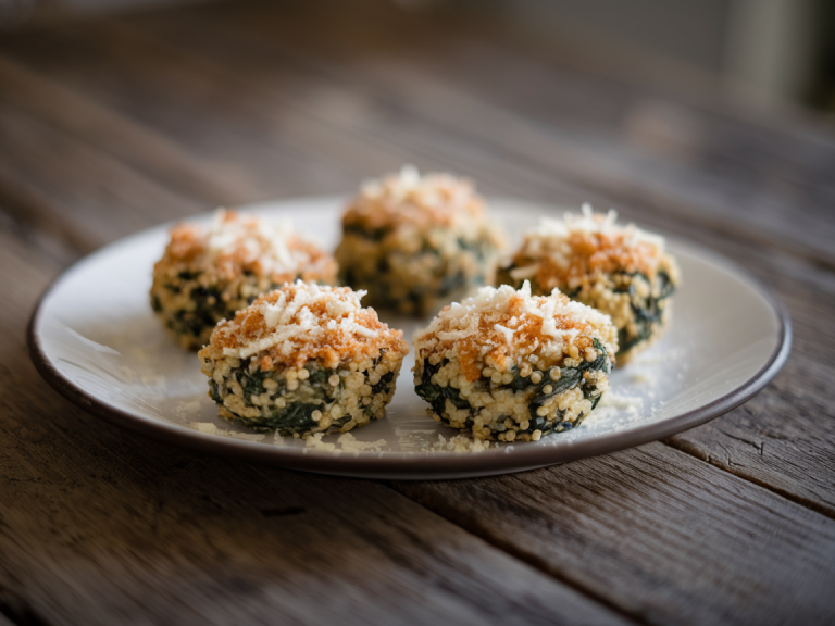 Savory Quinoa and Spinach Bites