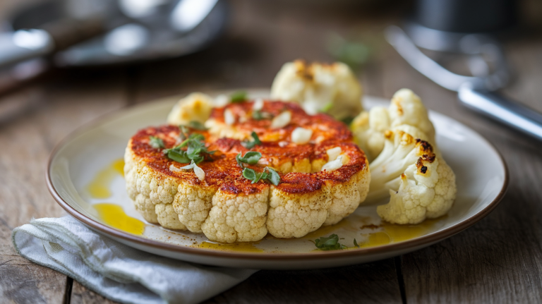 Smoky Paprika Cauliflower Steaks – A Flavorful Vegan Main Dish